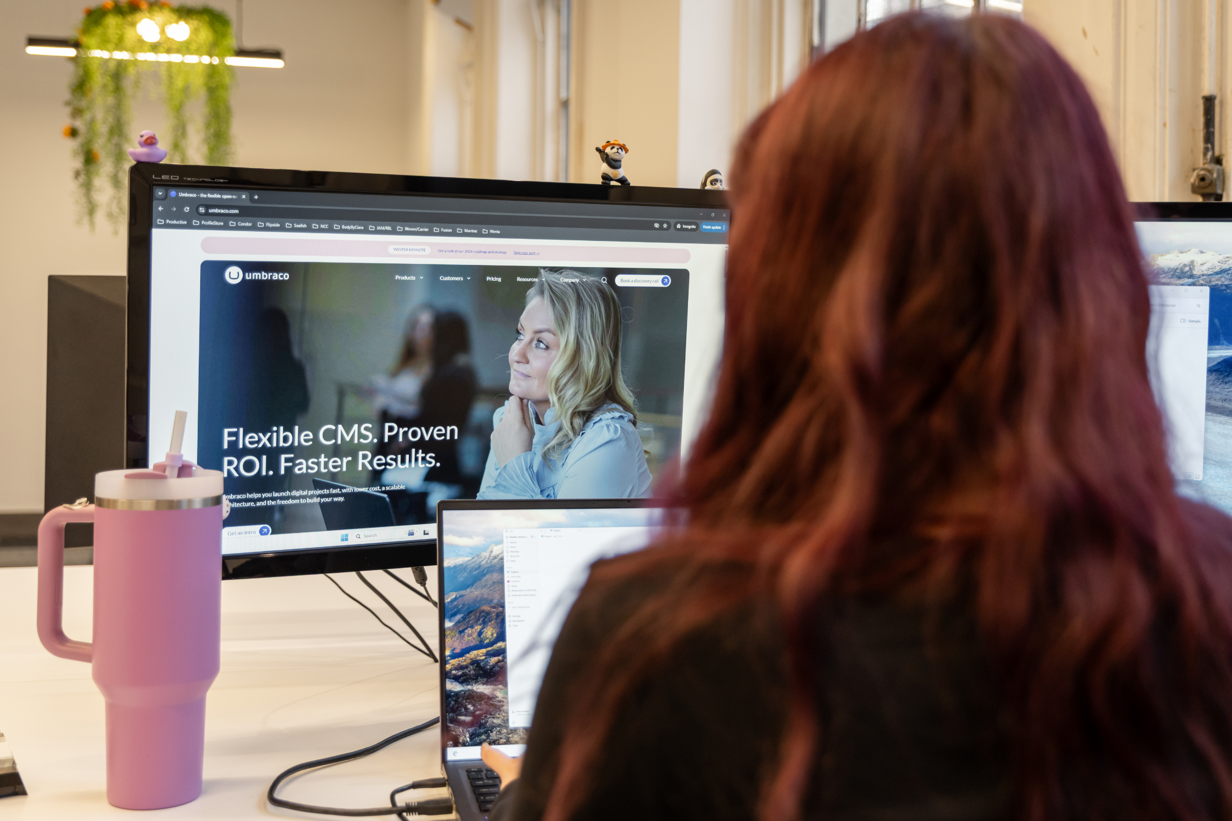 Cold Banana Project Manager at their desk