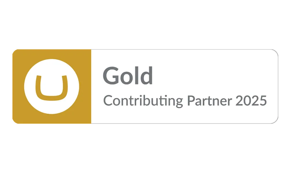Umbraco Gold Contributing Partner 2025 label