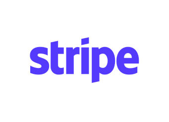Stripe logo in brand colour blurple
